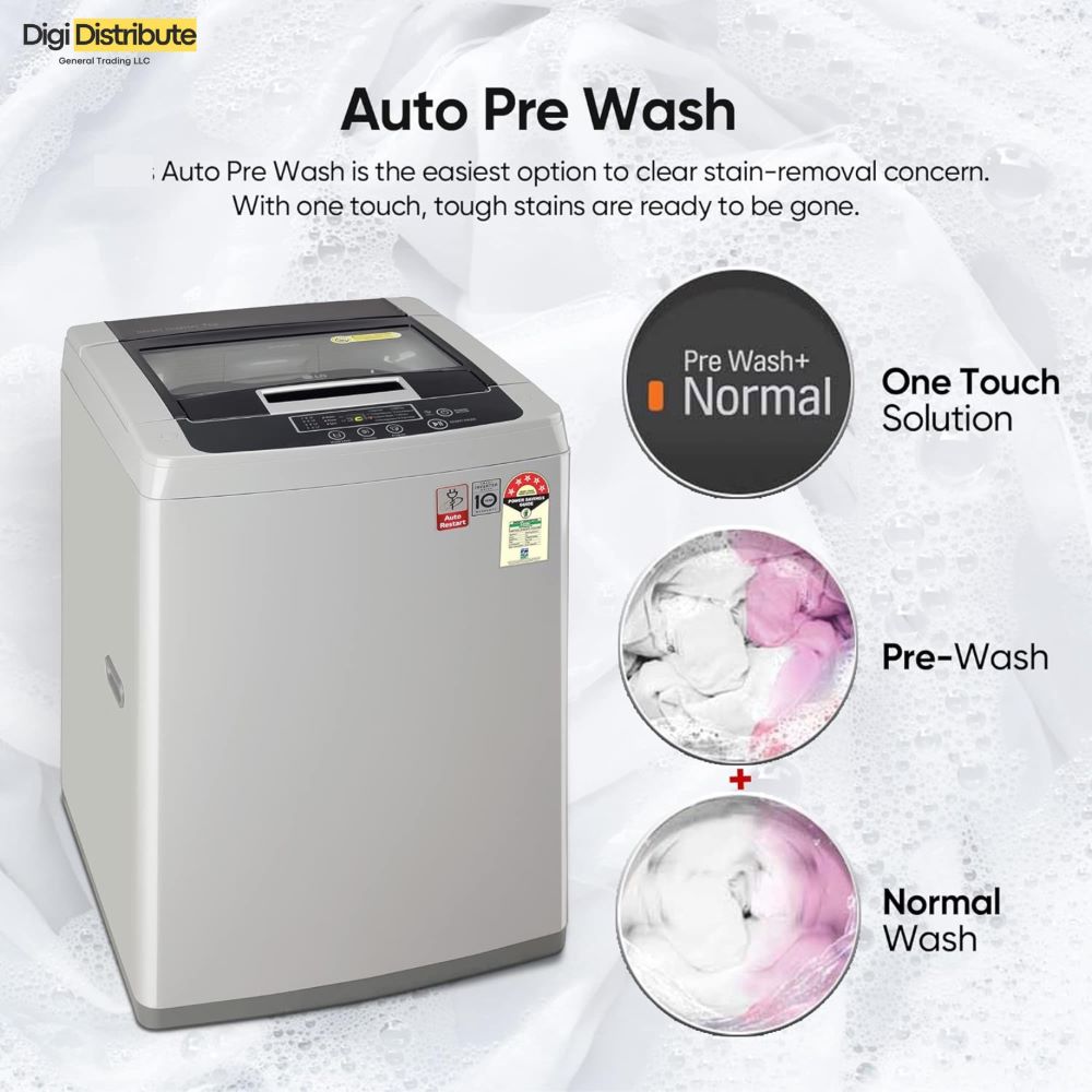 Galaxy - 7Kg 5-Star Inverter TurboDrum Fully Automatic Top Loading Washing Machine - Image 3